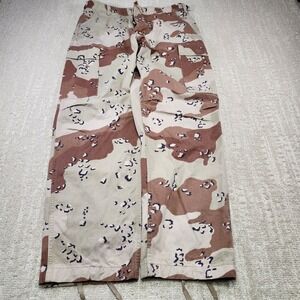 Vintage Chocolate Chip Camo Cargo Pants Adult Medium Military Desert Storm